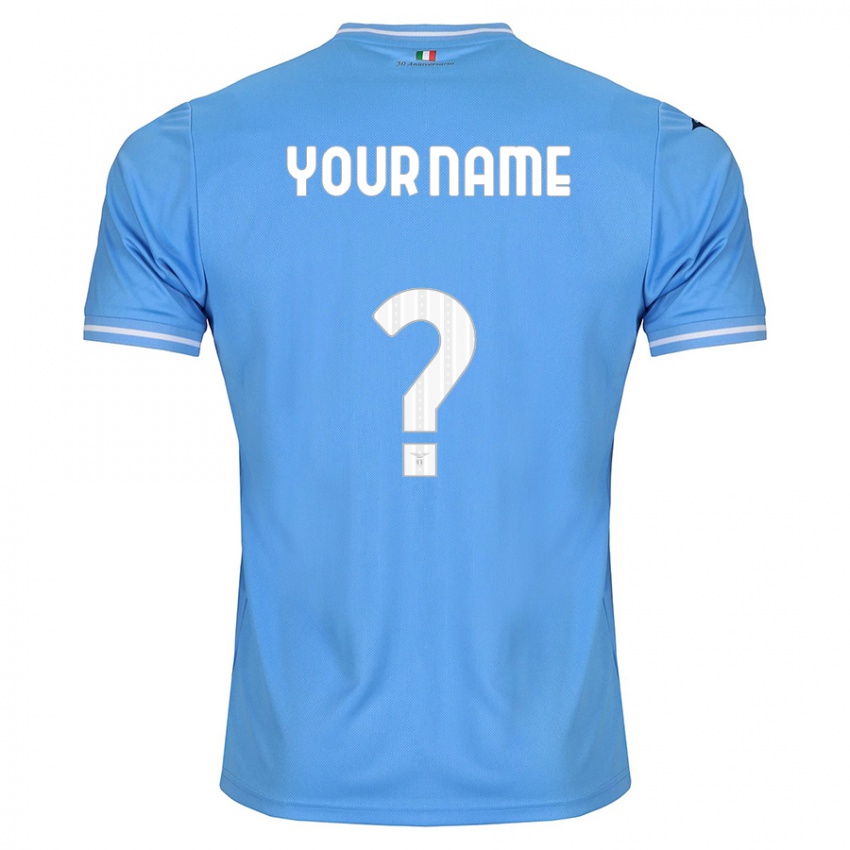Hombre Camiseta Su Nombre #0 Azul 1ª Equipación 2023/24 La Camisa Chile