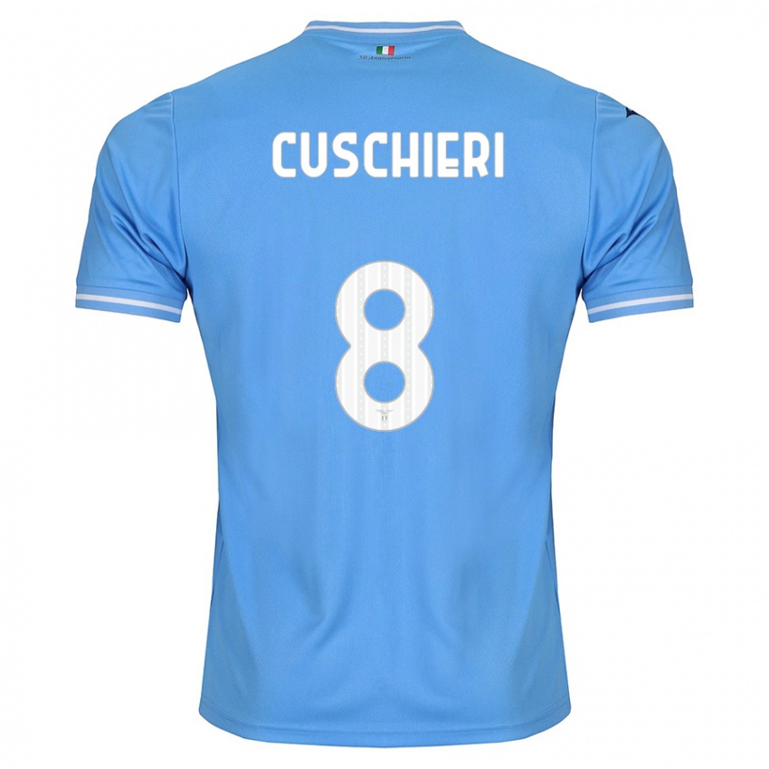 Hombre Camiseta Rachel Cuschieri #8 Azul 1ª Equipación 2023/24 La Camisa Chile