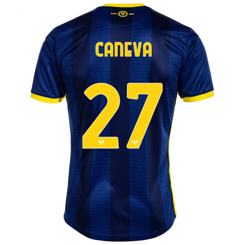 Hombre Camiseta Elia Caneva #27 Armada 1ª Equipación 2023/24 La Camisa Chile