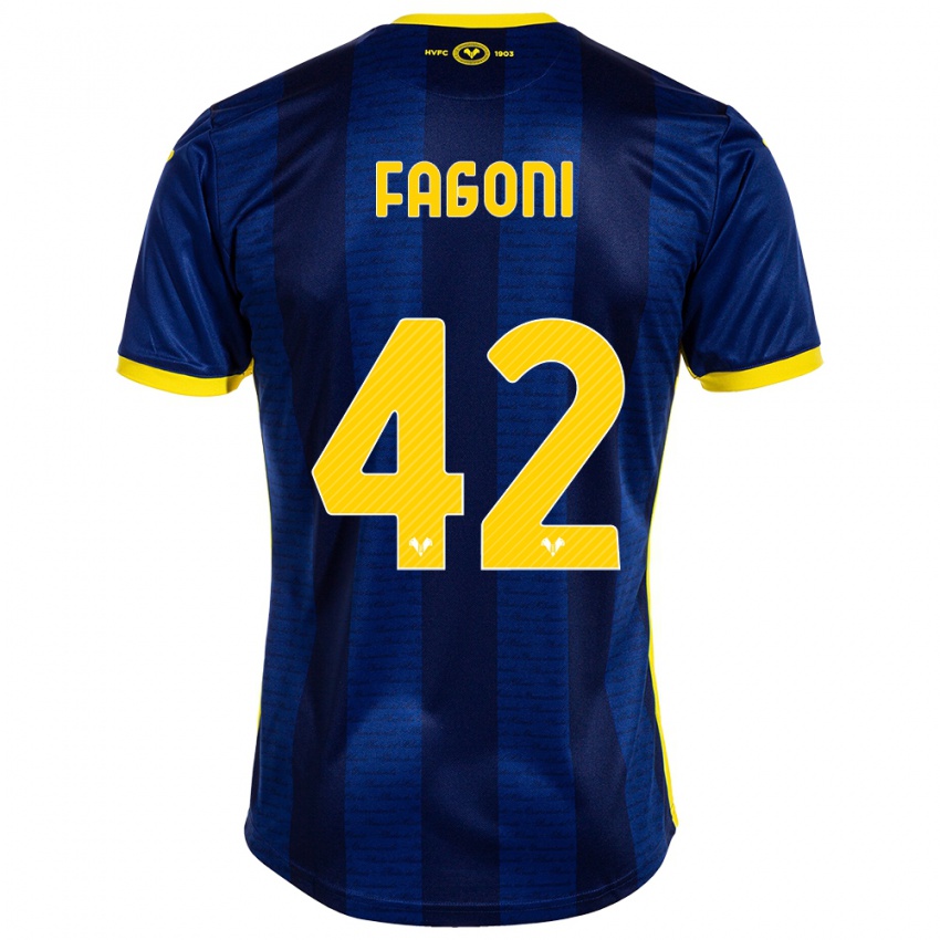 Hombre Camiseta Marco Fagoni #42 Armada 1ª Equipación 2023/24 La Camisa Chile