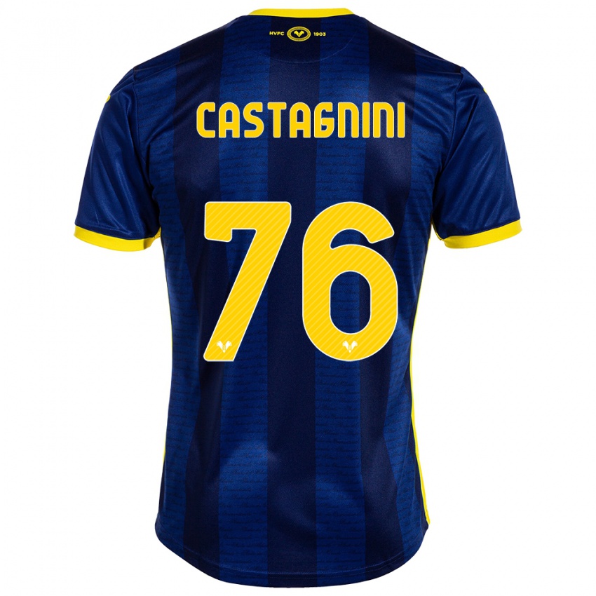 Hombre Camiseta Mirko Castagnini #76 Armada 1ª Equipación 2023/24 La Camisa Chile