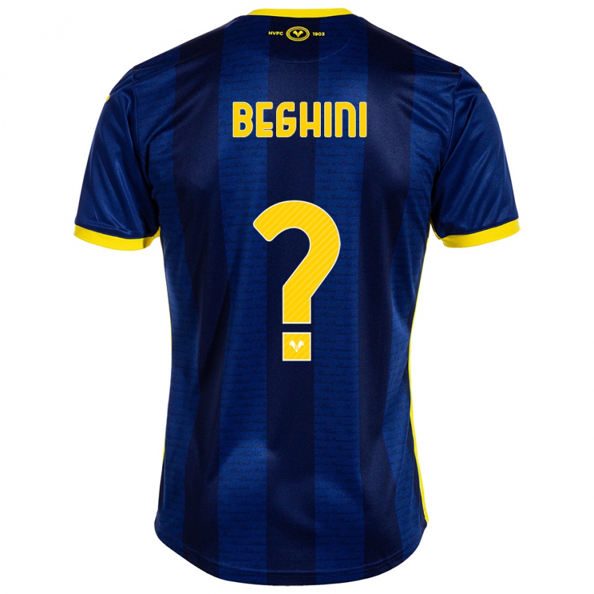 Hombre Camiseta Alessandro Beghini #0 Armada 1ª Equipación 2023/24 La Camisa Chile