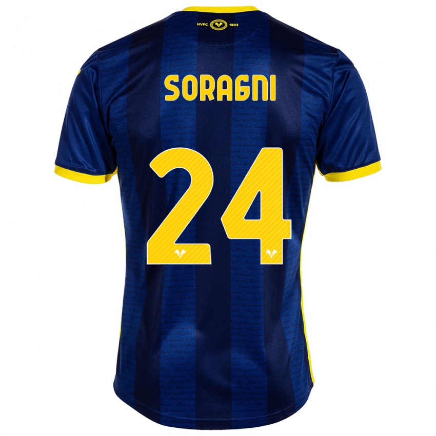 Hombre Camiseta Alberto Soragni #24 Armada 1ª Equipación 2023/24 La Camisa Chile