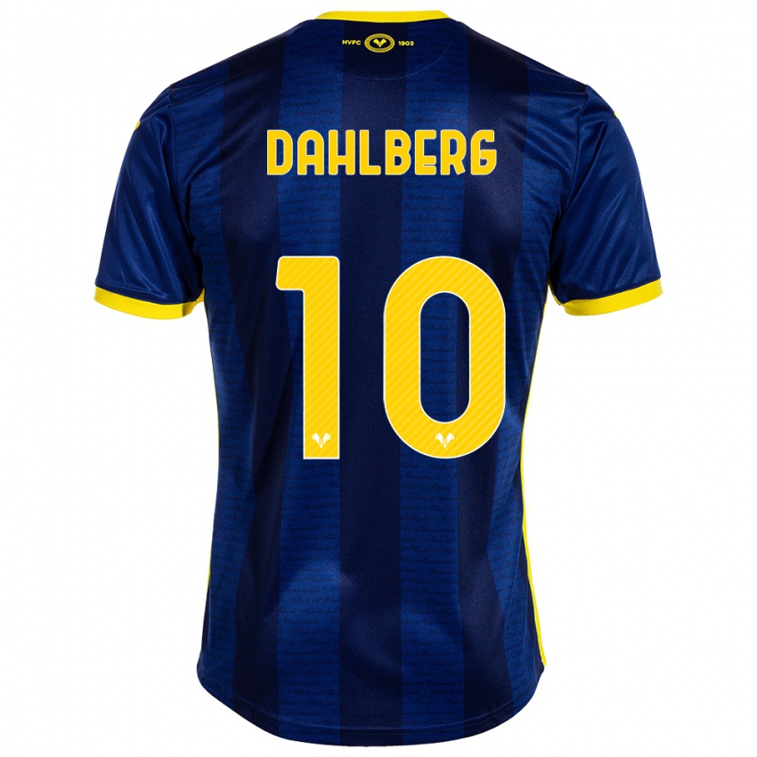 Hombre Camiseta Jonna Dahlberg #10 Armada 1ª Equipación 2023/24 La Camisa Chile