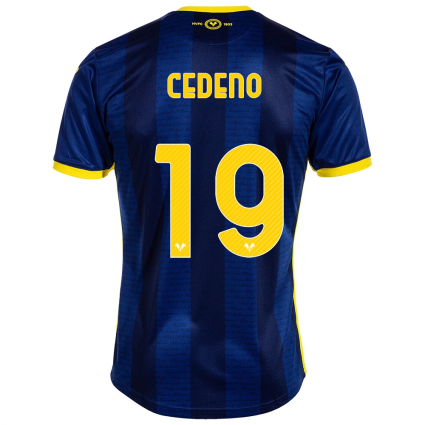 Hombre Camiseta Lineth Cedeno #19 Armada 1ª Equipación 2023/24 La Camisa Chile