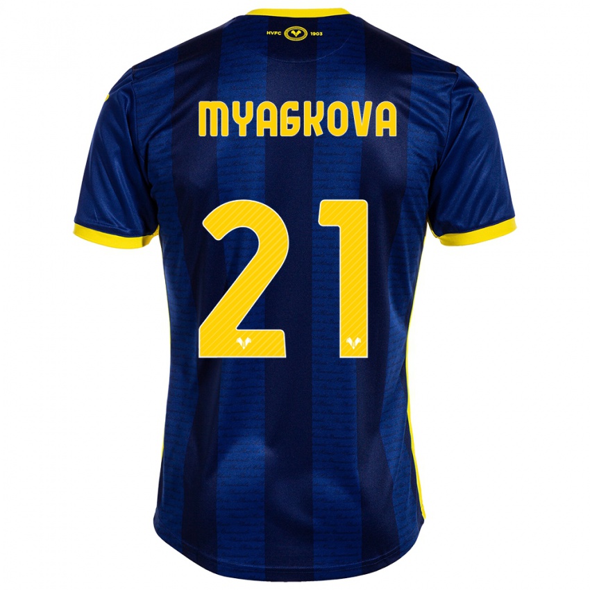 Hombre Camiseta Alina Myagkova #21 Armada 1ª Equipación 2023/24 La Camisa Chile