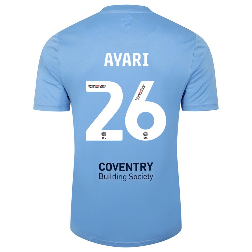 Hombre Camiseta Yasin Ayari #26 Cielo Azul 1ª Equipación 2023/24 La Camisa Chile