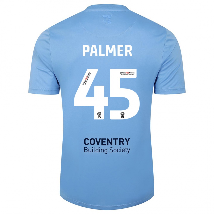 Hombre Camiseta Kasey Palmer #45 Cielo Azul 1ª Equipación 2023/24 La Camisa Chile