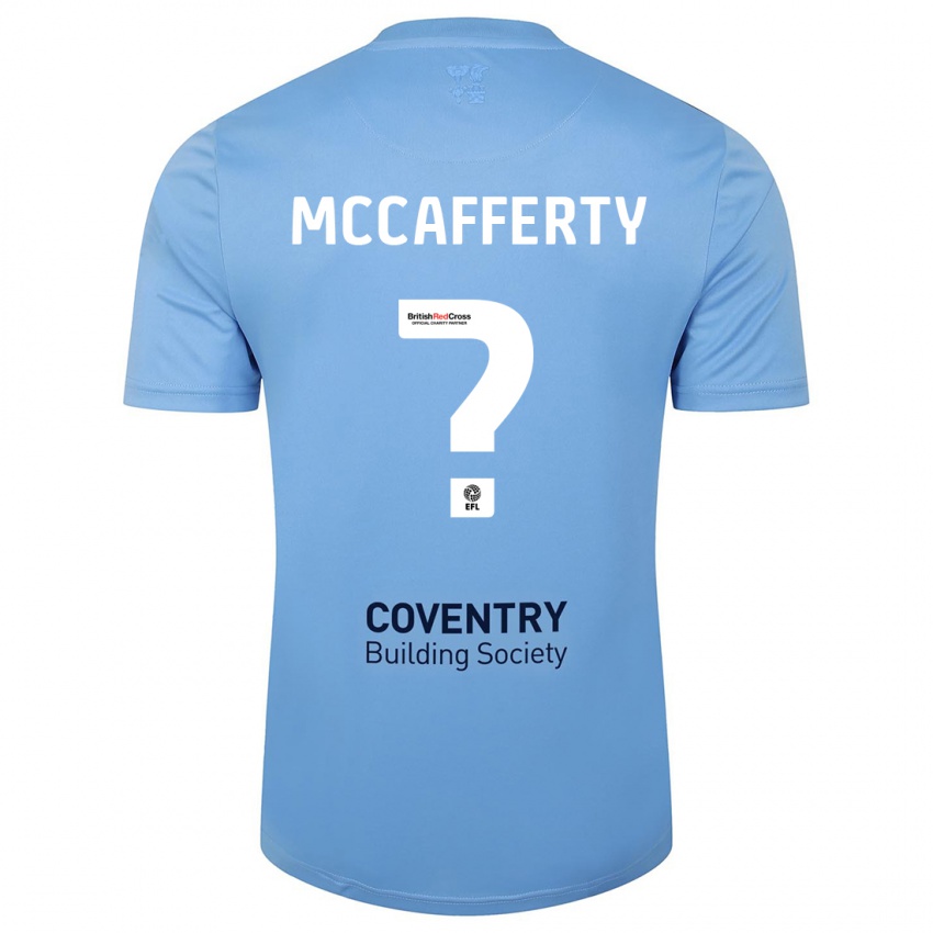 Hombre Camiseta Lewys Mccafferty #0 Cielo Azul 1ª Equipación 2023/24 La Camisa Chile