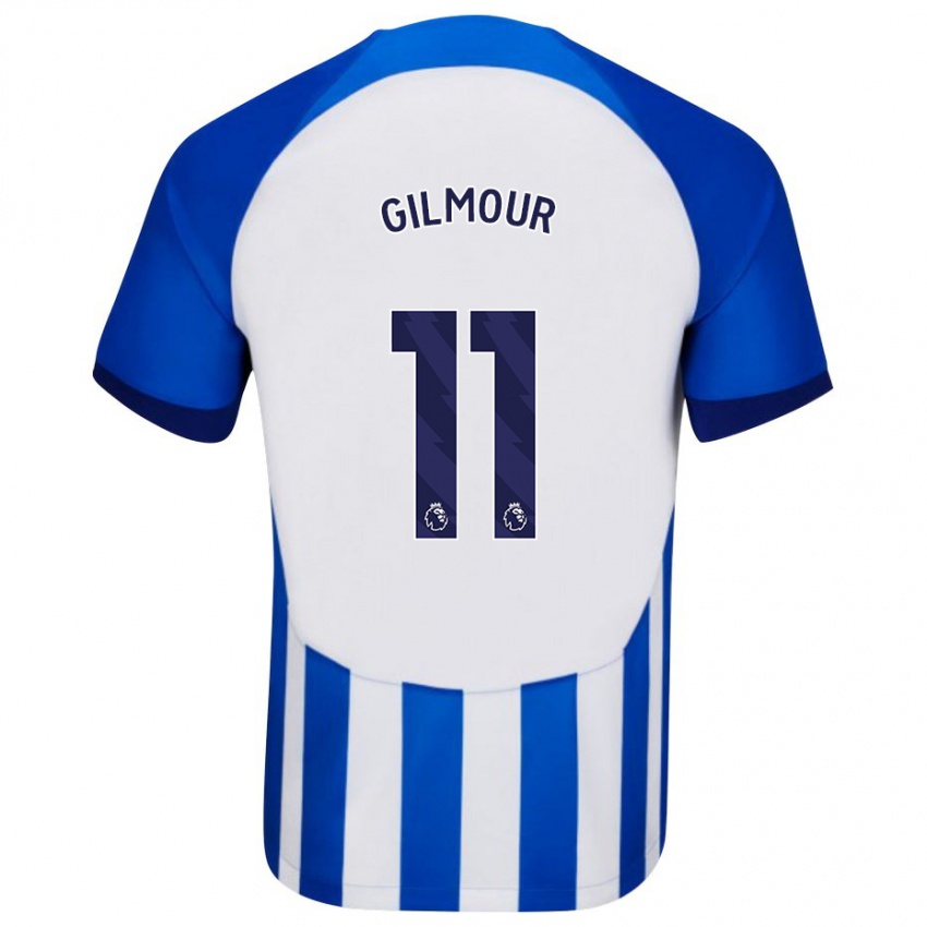 Hombre Camiseta Billy Gilmour #11 Azul 1ª Equipación 2023/24 La Camisa Chile