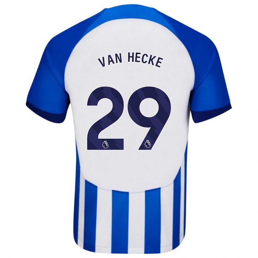 Hombre Camiseta Jan Paul Van Hecke #29 Azul 1ª Equipación 2023/24 La Camisa Chile