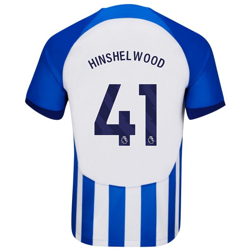 Hombre Camiseta Jack Hinshelwood #41 Azul 1ª Equipación 2023/24 La Camisa Chile