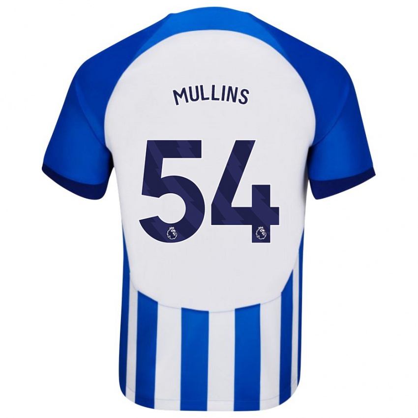 Hombre Camiseta Jamie Mullins #54 Azul 1ª Equipación 2023/24 La Camisa Chile