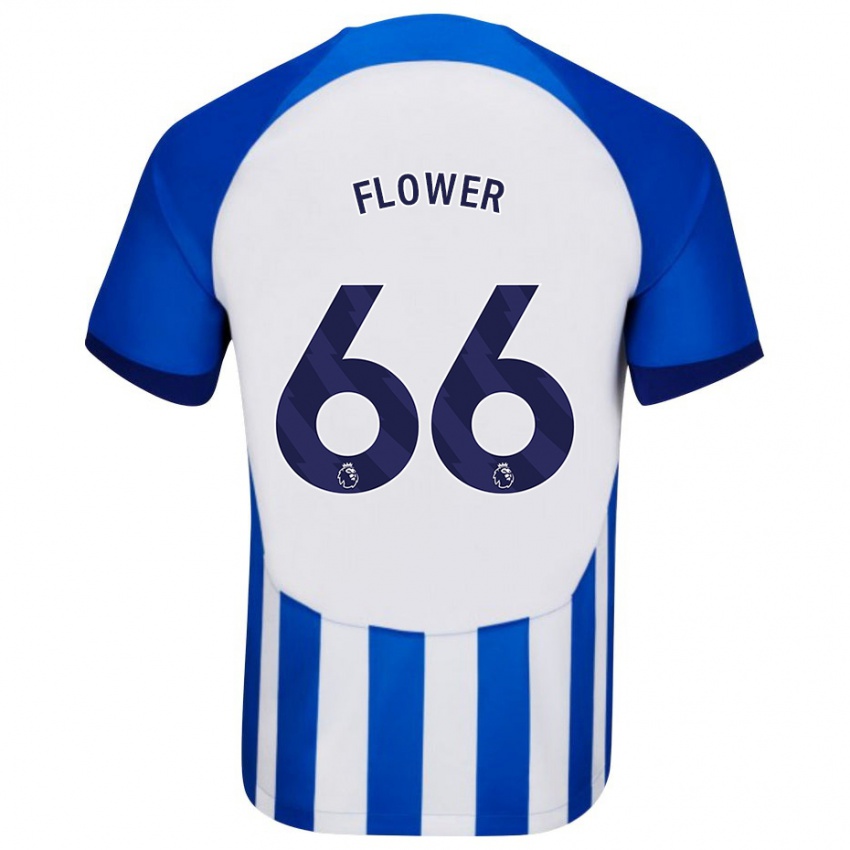 Hombre Camiseta Louis Flower #66 Azul 1ª Equipación 2023/24 La Camisa Chile
