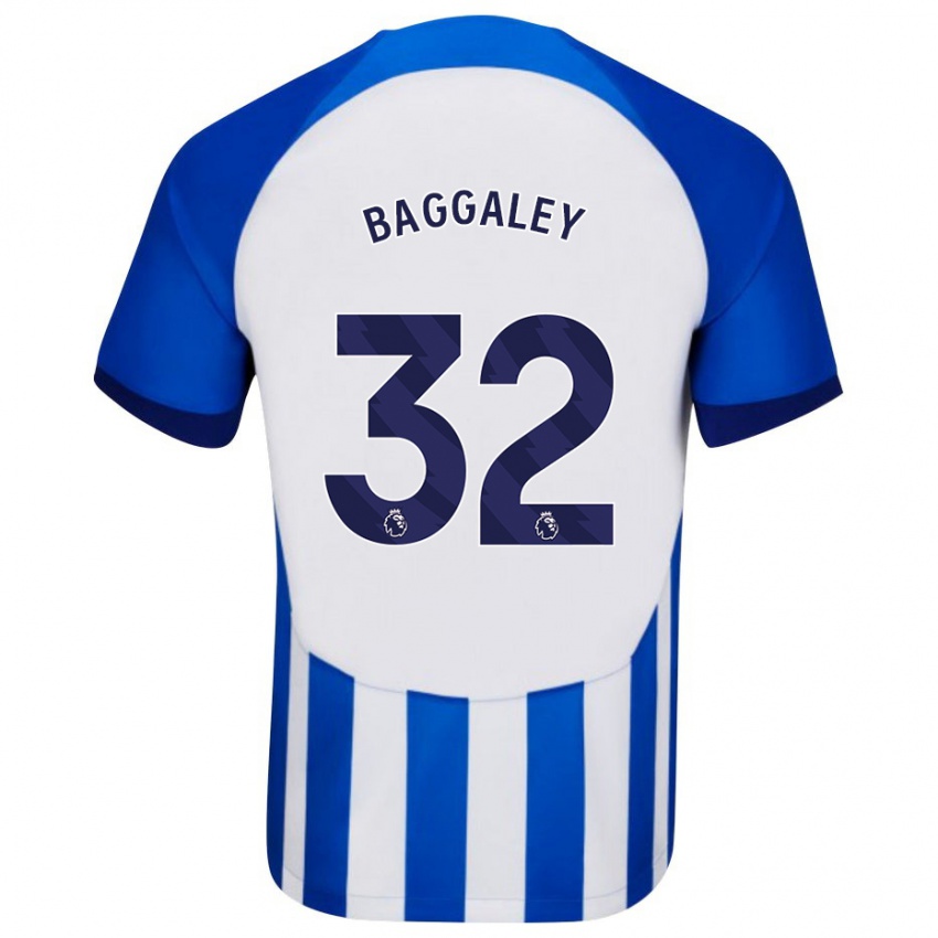 Hombre Camiseta Sophie Baggaley #32 Azul 1ª Equipación 2023/24 La Camisa Chile