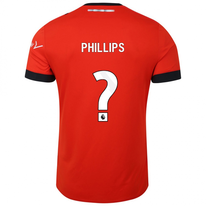 Hombre Camiseta Josh Phillips #0 Rojo 1ª Equipación 2023/24 La Camisa Chile