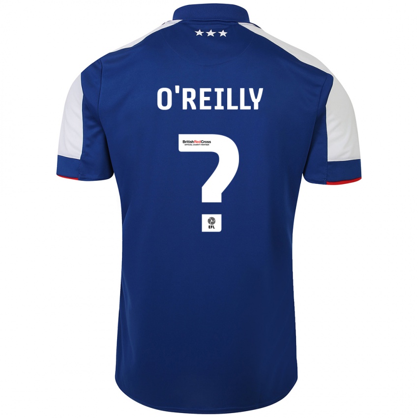 Hombre Camiseta Connor O'reilly #0 Azul 1ª Equipación 2023/24 La Camisa Chile