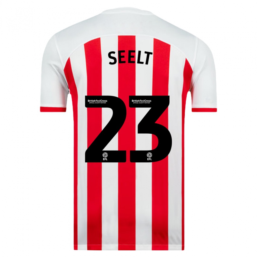 Hombre Camiseta Jenson Seelt #23 Blanco 1ª Equipación 2023/24 La Camisa Chile