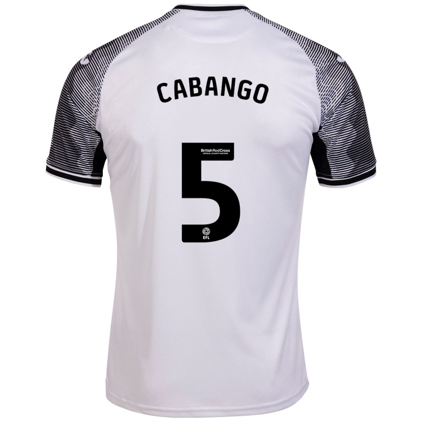 Hombre Camiseta Ben Cabango #5 Blanco 1ª Equipación 2023/24 La Camisa Chile