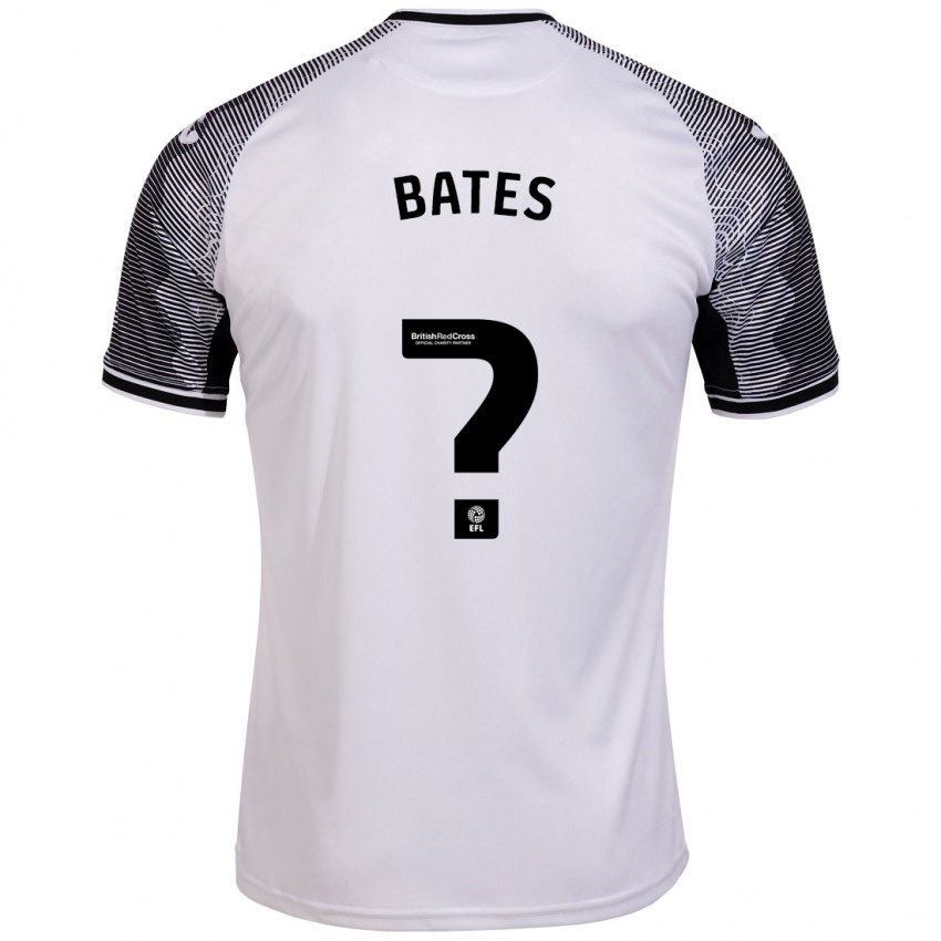 Hombre Camiseta Mitchell Bates #0 Blanco 1ª Equipación 2023/24 La Camisa Chile