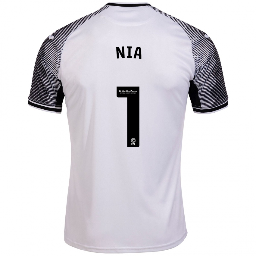 Hombre Camiseta Ffion Rees Nia #1 Blanco 1ª Equipación 2023/24 La Camisa Chile