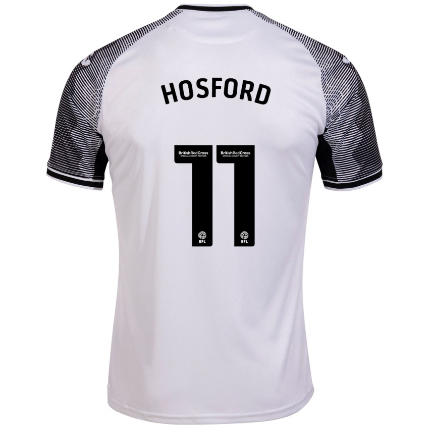 Hombre Camiseta Katy Hosford #11 Blanco 1ª Equipación 2023/24 La Camisa Chile