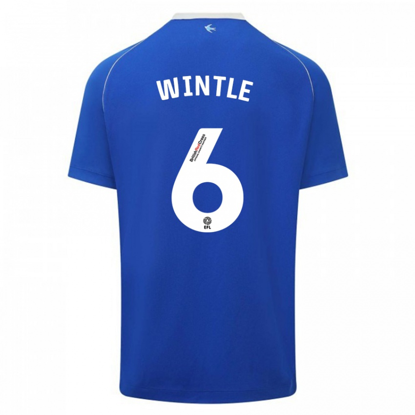 Hombre Camiseta Ryan Wintle #6 Azul 1ª Equipación 2023/24 La Camisa Chile