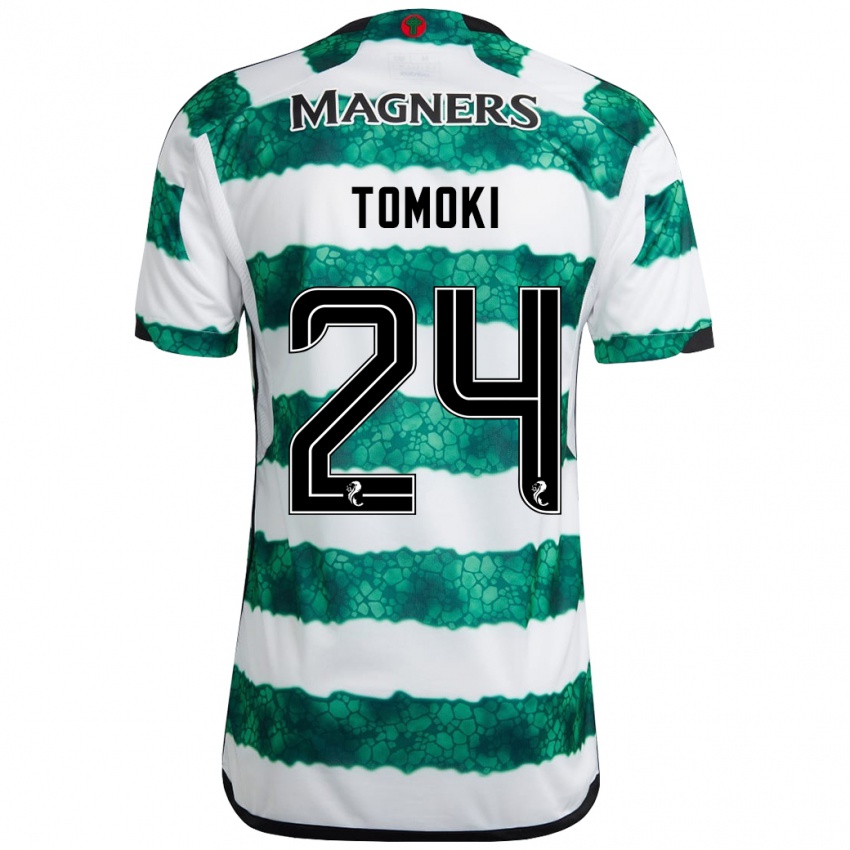 Hombre Camiseta Tomoki Iwata #24 Verde 1ª Equipación 2023/24 La Camisa Chile