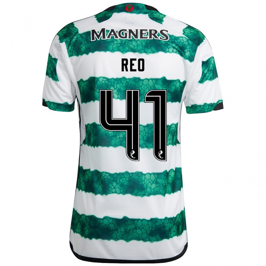 Hombre Camiseta Reo Hatate #41 Verde 1ª Equipación 2023/24 La Camisa Chile