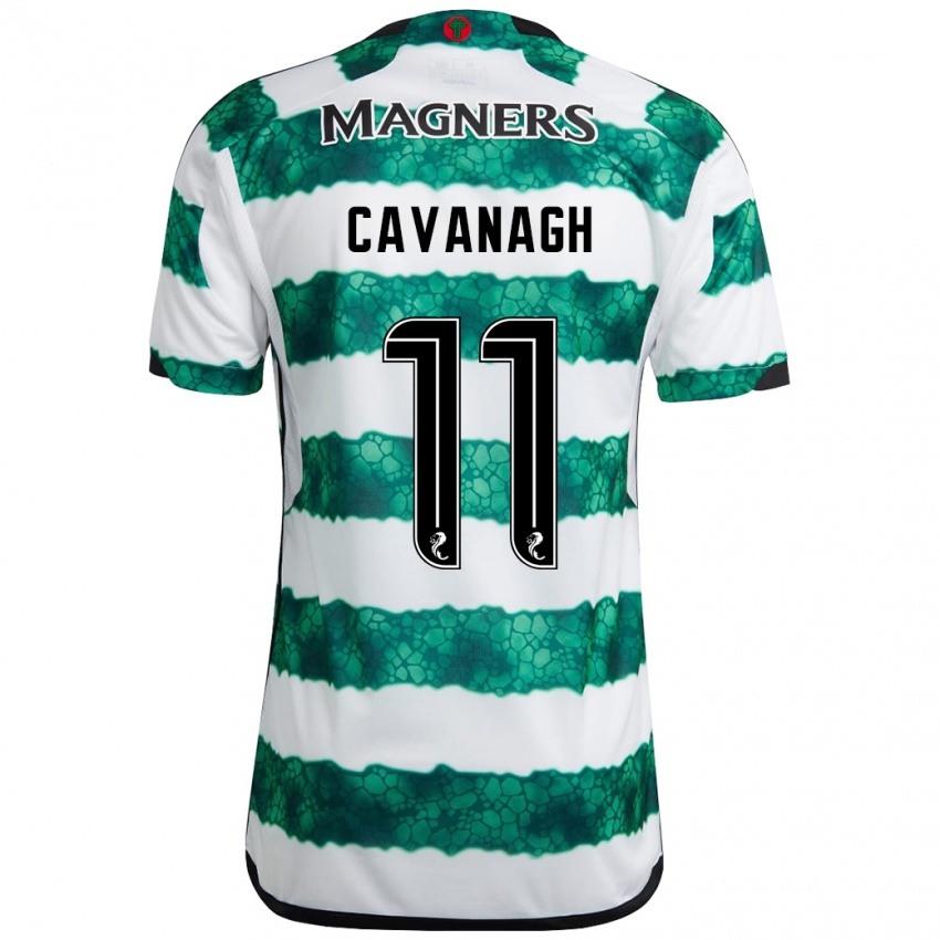 Hombre Camiseta Colette Cavanagh #11 Verde 1ª Equipación 2023/24 La Camisa Chile