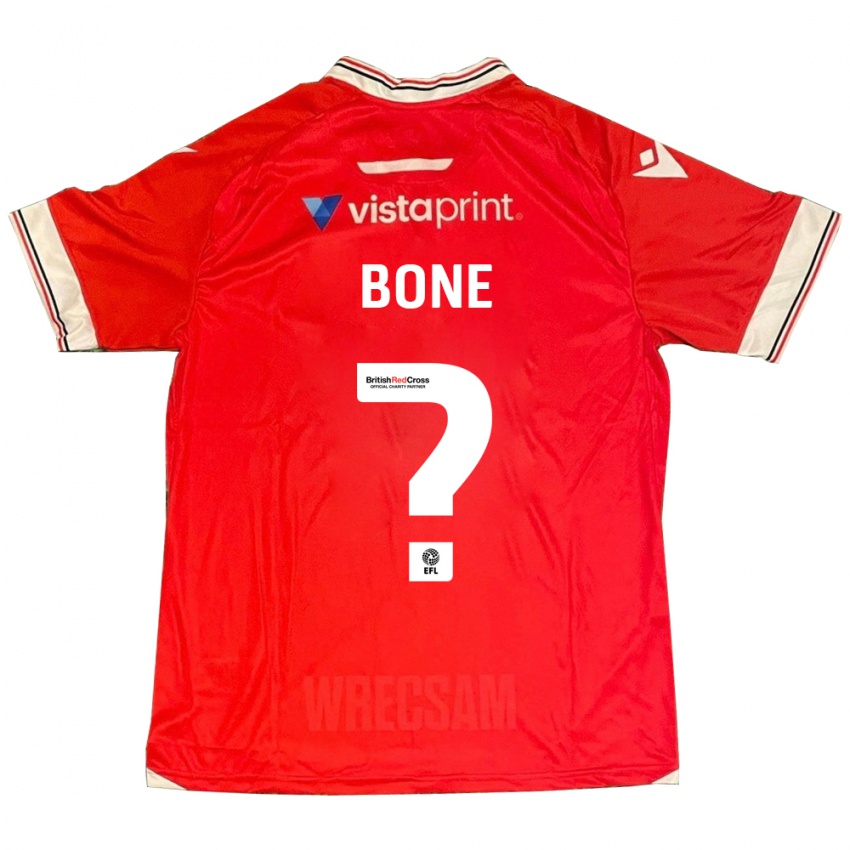 Hombre Camiseta Kai Bone #0 Rojo 1ª Equipación 2023/24 La Camisa Chile