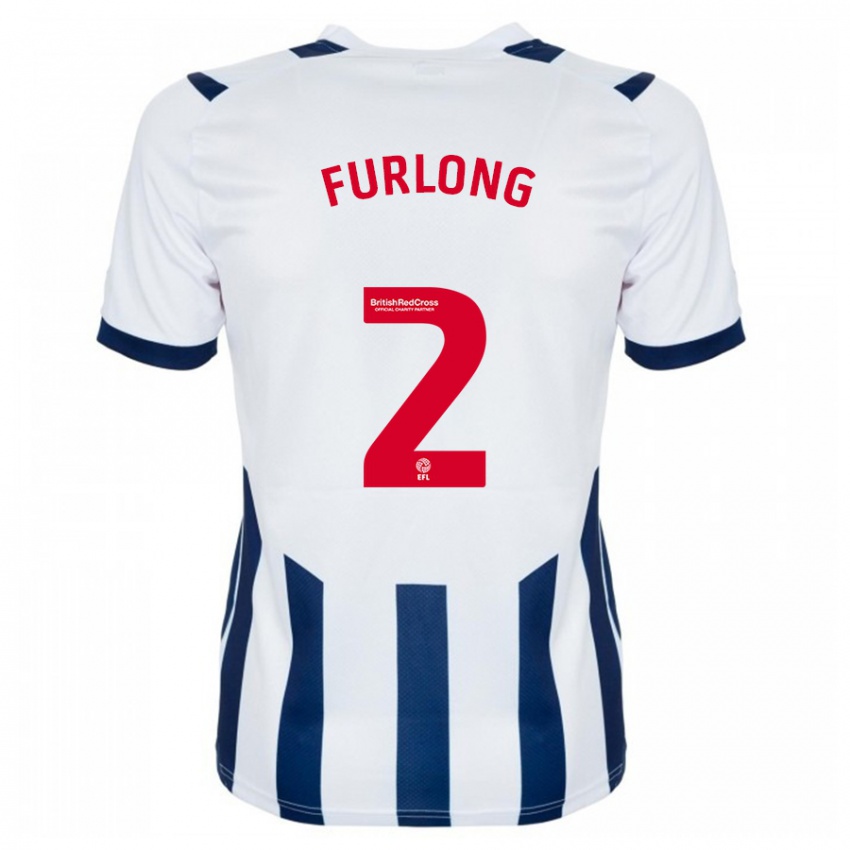 Hombre Camiseta Darnell Furlong #2 Blanco 1ª Equipación 2023/24 La Camisa Chile