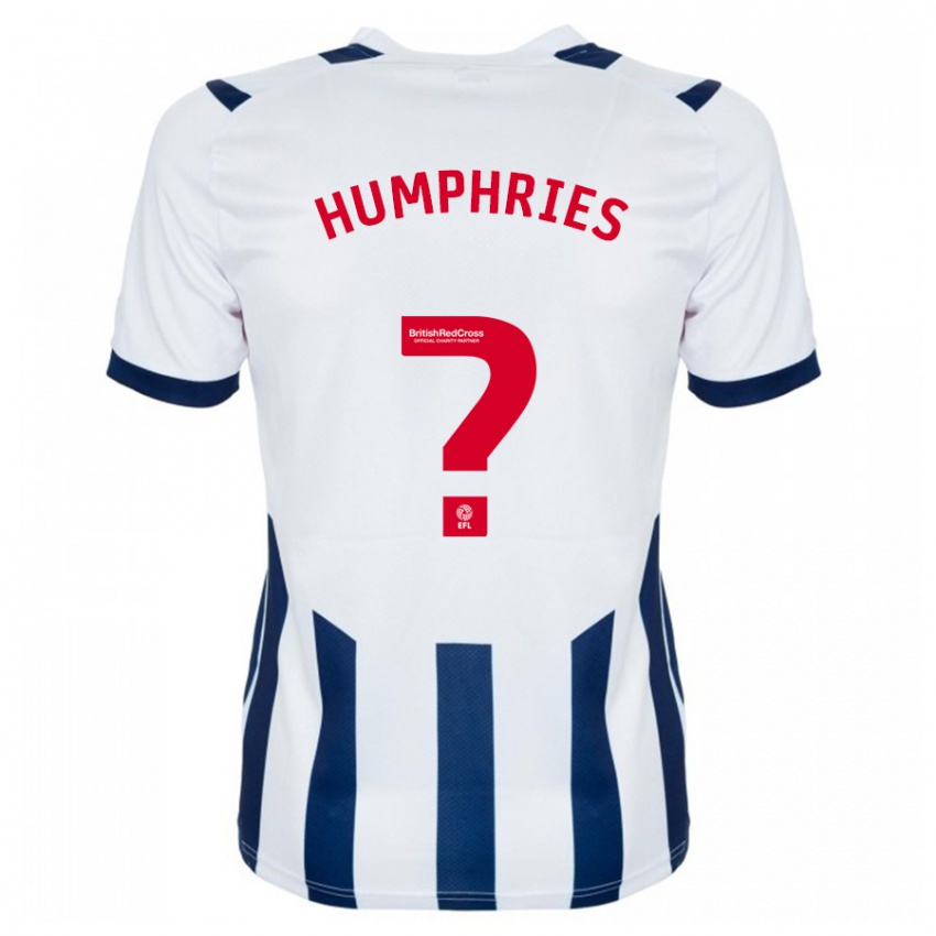 Hombre Camiseta Evan Humphries #0 Blanco 1ª Equipación 2023/24 La Camisa Chile