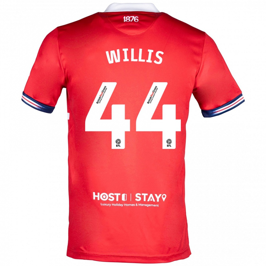 Hombre Camiseta Pharrell Willis #44 Rojo 1ª Equipación 2023/24 La Camisa Chile