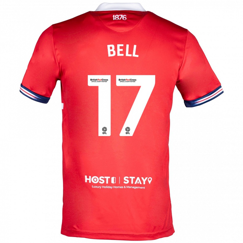 Hombre Camiseta Millie Bell #17 Rojo 1ª Equipación 2023/24 La Camisa Chile