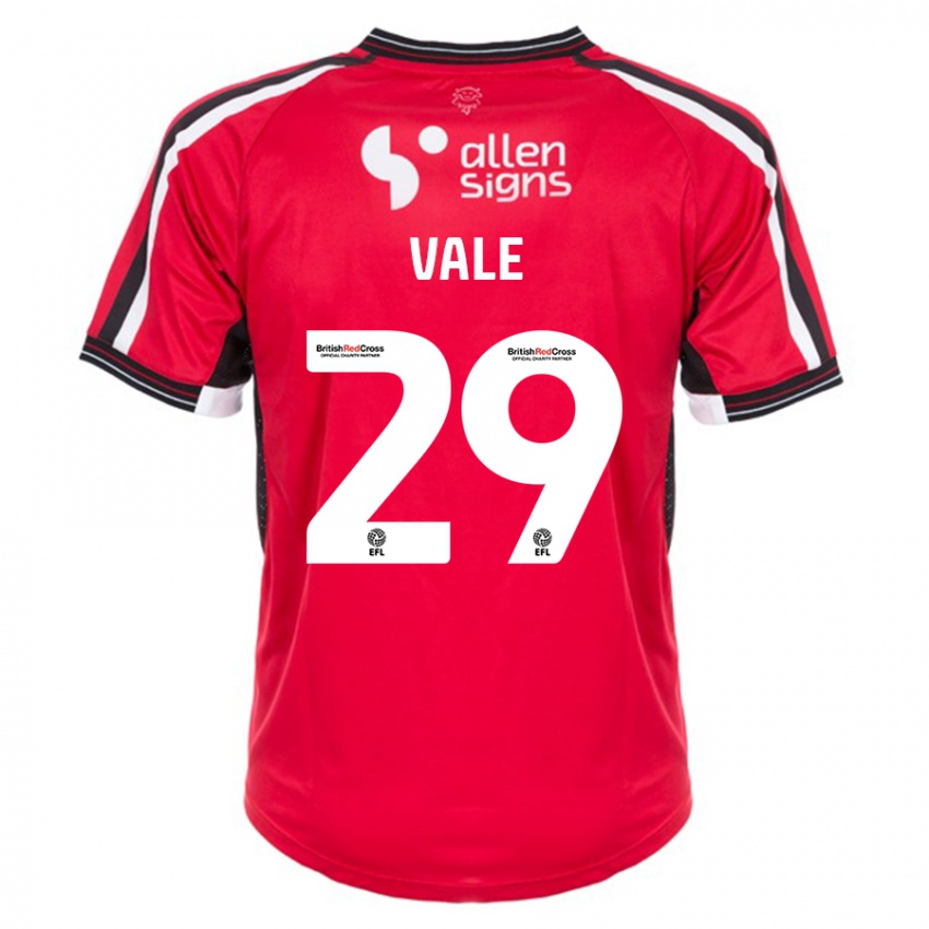 Hombre Camiseta Jack Vale #29 Rojo 1ª Equipación 2023/24 La Camisa Chile