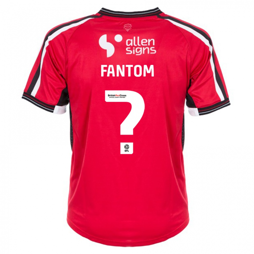 Hombre Camiseta Tilly Fantom #0 Rojo 1ª Equipación 2023/24 La Camisa Chile