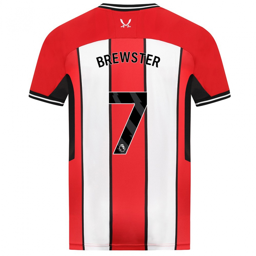Hombre Camiseta Rhian Brewster #7 Rojo 1ª Equipación 2023/24 La Camisa Chile