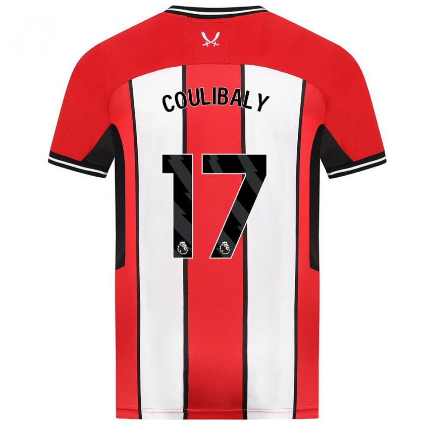 Hombre Camiseta Ismaila Coulibaly #17 Rojo 1ª Equipación 2023/24 La Camisa Chile