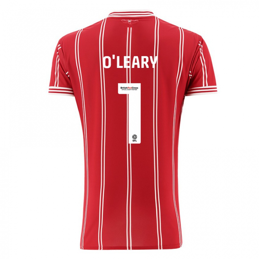 Hombre Camiseta Max O'leary #1 Rojo 1ª Equipación 2023/24 La Camisa Chile