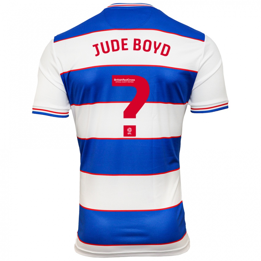 Hombre Camiseta Arkell Jude-Boyd #0 Blanco Azul 1ª Equipación 2023/24 La Camisa Chile