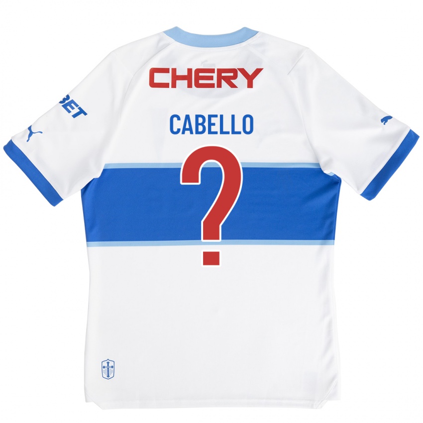 Hombre Camiseta Sergio Cabello #0 Blanco 1ª Equipación 2023/24 La Camisa Chile