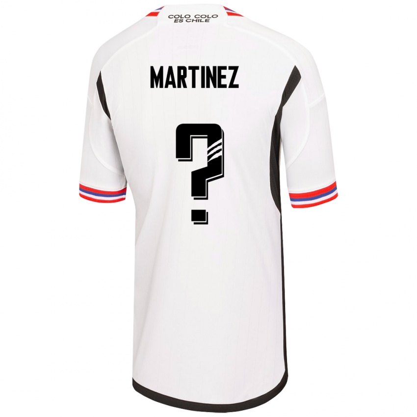 Hombre Camiseta Ivan Martinez #0 Blanco 1ª Equipación 2023/24 La Camisa Chile