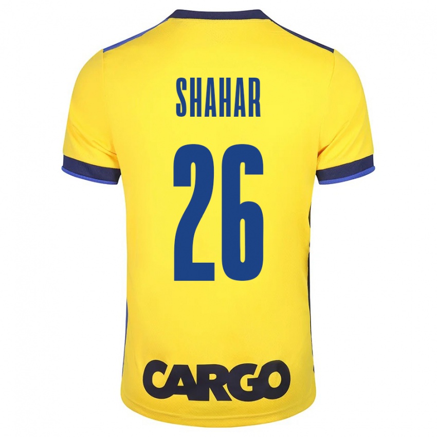 Hombre Camiseta Ido Shahar #26 Amarillo 1ª Equipación 2023/24 La Camisa Chile