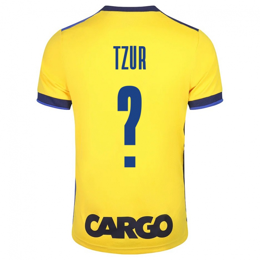 Hombre Camiseta Amit Tzur #0 Amarillo 1ª Equipación 2023/24 La Camisa Chile