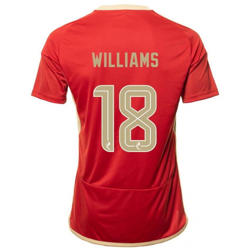 Hombre Camiseta Rhys Williams #18 Rojo 1ª Equipación 2023/24 La Camisa Chile