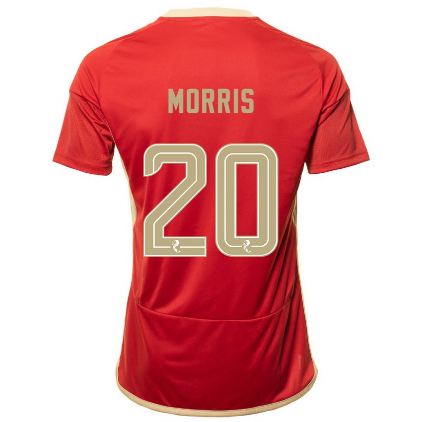 Hombre Camiseta Shayden Morris #20 Rojo 1ª Equipación 2023/24 La Camisa Chile