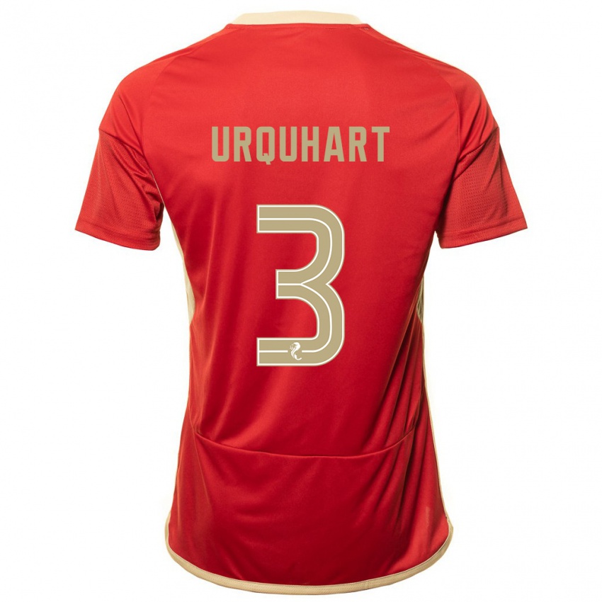 Hombre Camiseta Millie Urquhart #3 Rojo 1ª Equipación 2023/24 La Camisa Chile