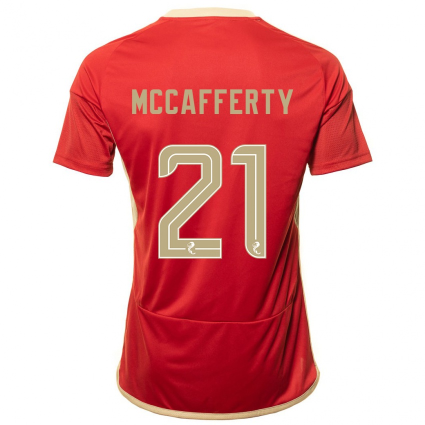 Hombre Camiseta Eirinn Mccafferty #21 Rojo 1ª Equipación 2023/24 La Camisa Chile