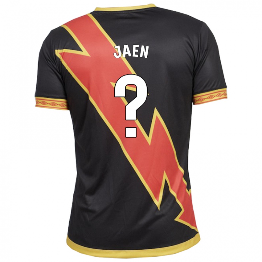 Hombre Camiseta Carlos Jaén #0 Negro 2ª Equipación 2023/24 La Camisa Chile